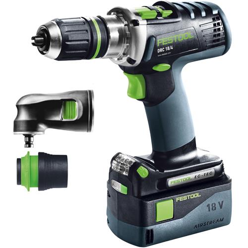 Festool DRC 18/4 Brushless 18v Drill Driver KIT (2x 5.2Ah AIRSTREAM)